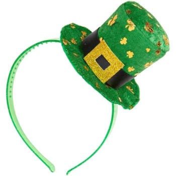 Serre-tête avec chapeau Saint Patrick