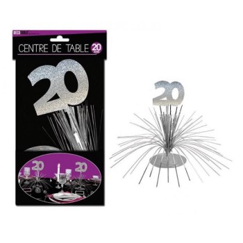 Centre de table anniversaire 20 ans