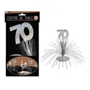 Centre de table anniversaire 70 ans