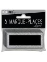 6 marques places paillettes