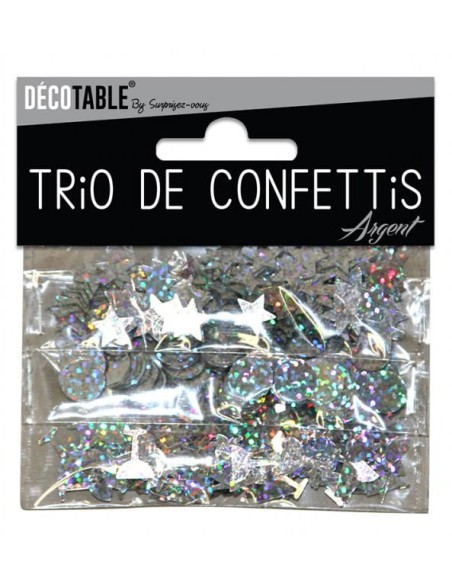 Trio de confettis