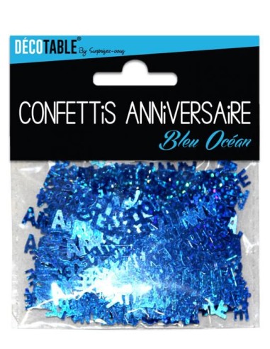 Confettis de table Joyeux Anniversaire