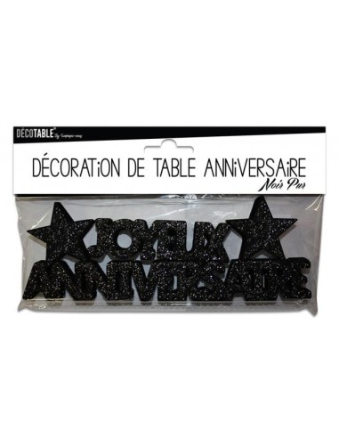 Décoration de table Joyeux Anniversaire