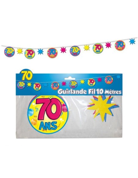 Guirlande fil 70 ans