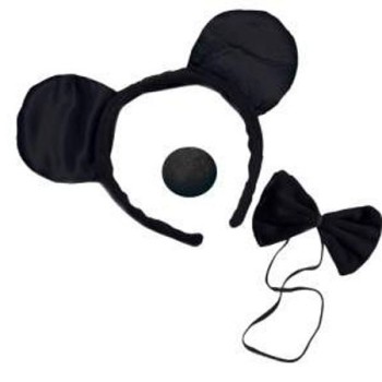 Set accessoires souris noire