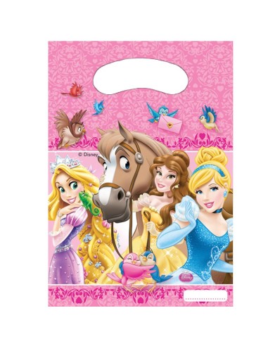 6 sachets anniversaire Disney Princess