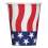 8 gobelets drapeau USA