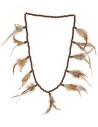 Collier indien à plumes