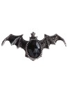 Bague diamant noir chauve-souris