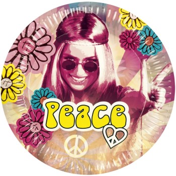 6 assiettes hippie