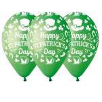 10 ballons vert Saint Patrick