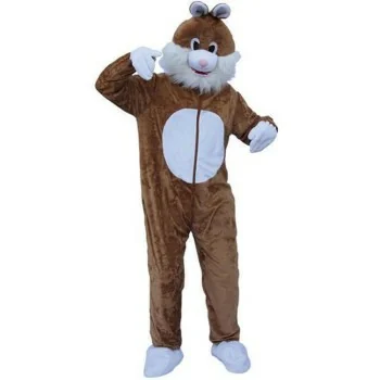 Déguisement peluche de lapin brun