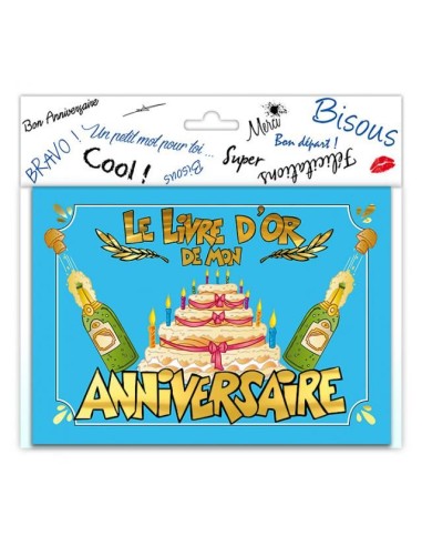 Livre d'or anniversaire