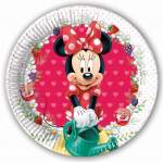 8 assiettes Minnie Mouse