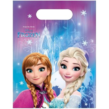 6 sachets anniversaire "La reine des neiges"