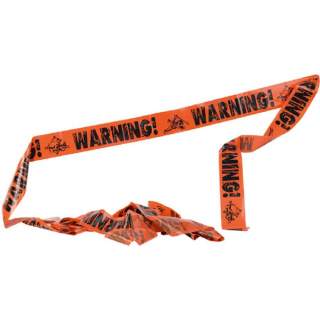 Banderole Warning orange