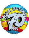 Ballon joyeux anniversaire 70 ans