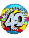 Ballon joyeux anniversaire 40 ans