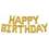 Ballons lettres Happy Birthday or