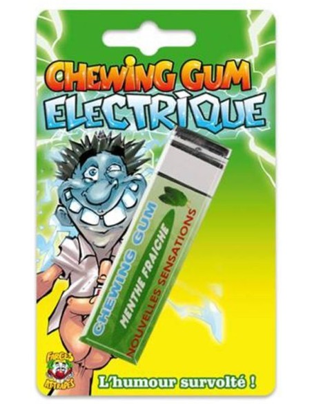 Chewing-gum électrique farce attrape