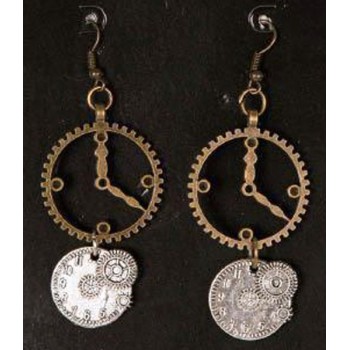 Boucles d'oreilles steampunk