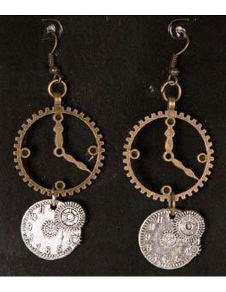 Boucles d'oreilles steampunk