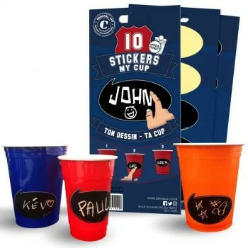 10 stickers My Cup