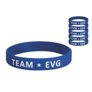 6 bracelets bleus Team EVG