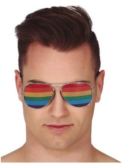 Lunettes arc-en-ciel aviateur