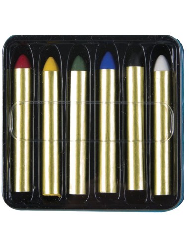 6 crayons maquillage gras