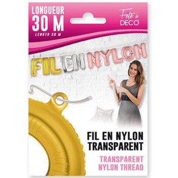 Fil nylon transparent 30m