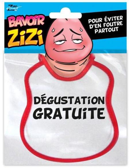 Bavoir zizi Dégustation Gratuite