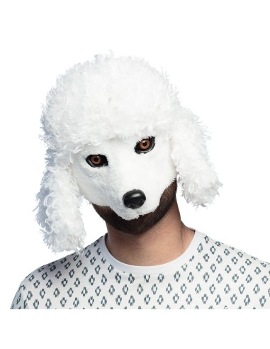 Masque de caniche avec cheveux