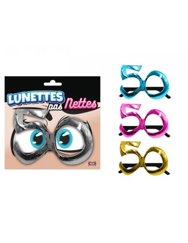 Lunettes 50 ans métalliques