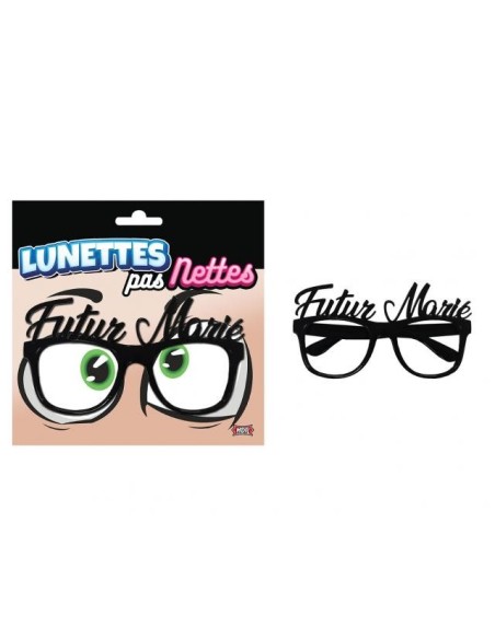 Lunettes futur marié noires