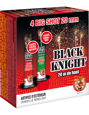 4 comètes Black Knight 20mm