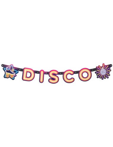 Guirlande lettres Disco 120cm