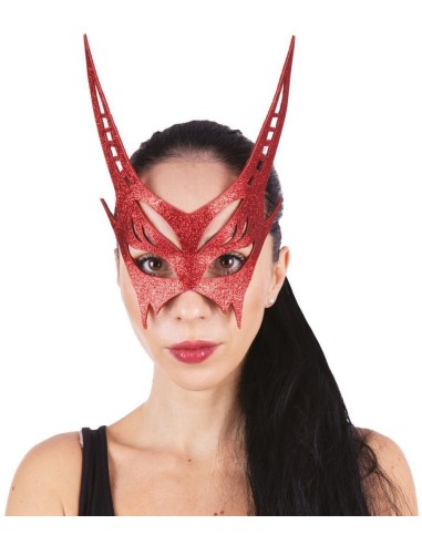 Masque diable rouge