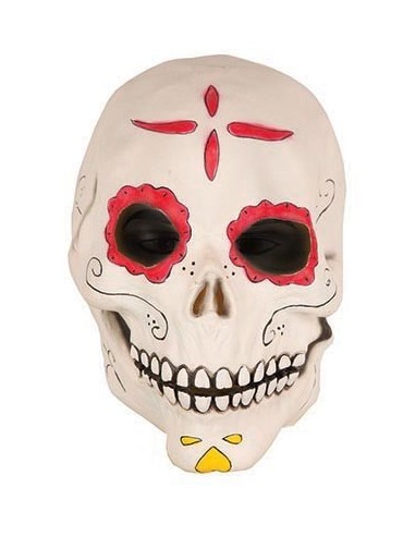 Masque squelette Day of the Dead latex intégral