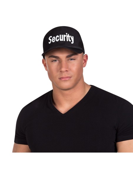 Casquette security noire réglable