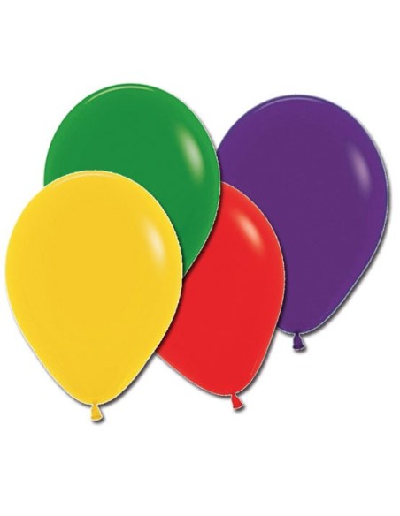 50 ballons couleurs assorties