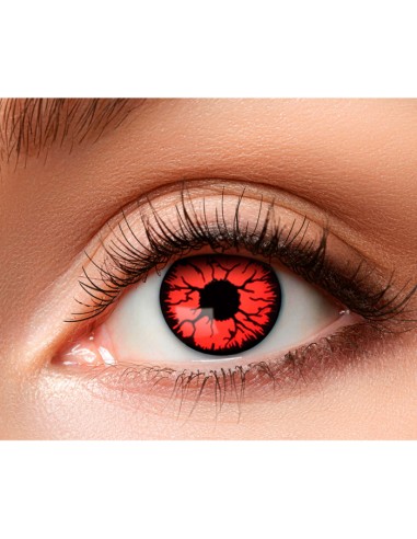 Lentilles explosion rouge