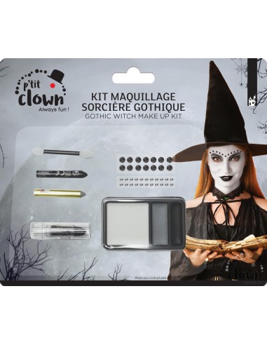 Kit maquillage sorcière gothique