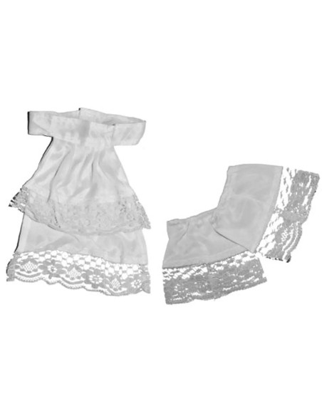 Kit médiéval jabot avec manchettes