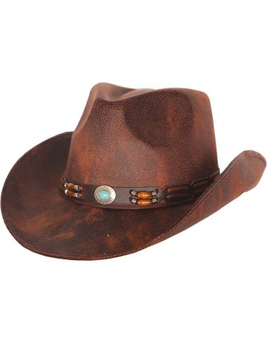 Chapeau cow-boy marron