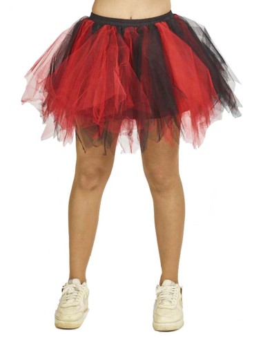 Tutu bicolore rouge et noir