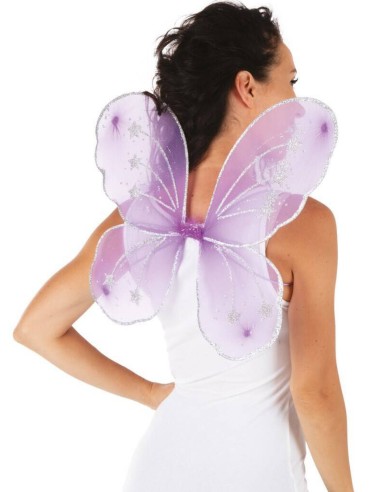 Ailes de papillon violettes