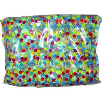 Sachet de 100g de confettis multicolores