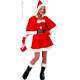 Costume Miss Santa velours courte