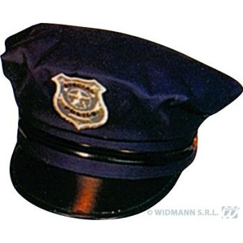 Casquette police américaine noire